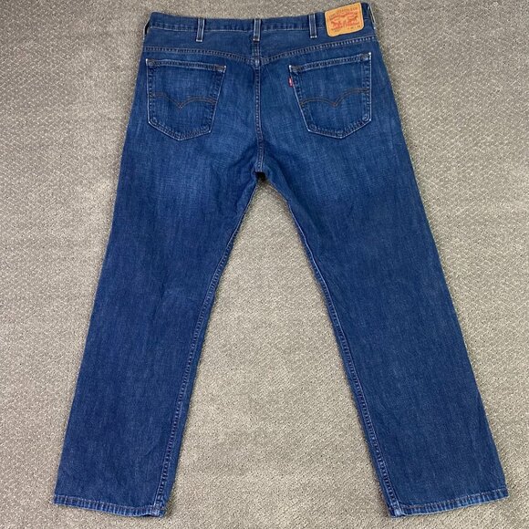 Levi's 569 Loose Straight Fit Jeans Men's 38 x 32 Measures 40 x 31 Cotton Blue - Picture 3 of 12